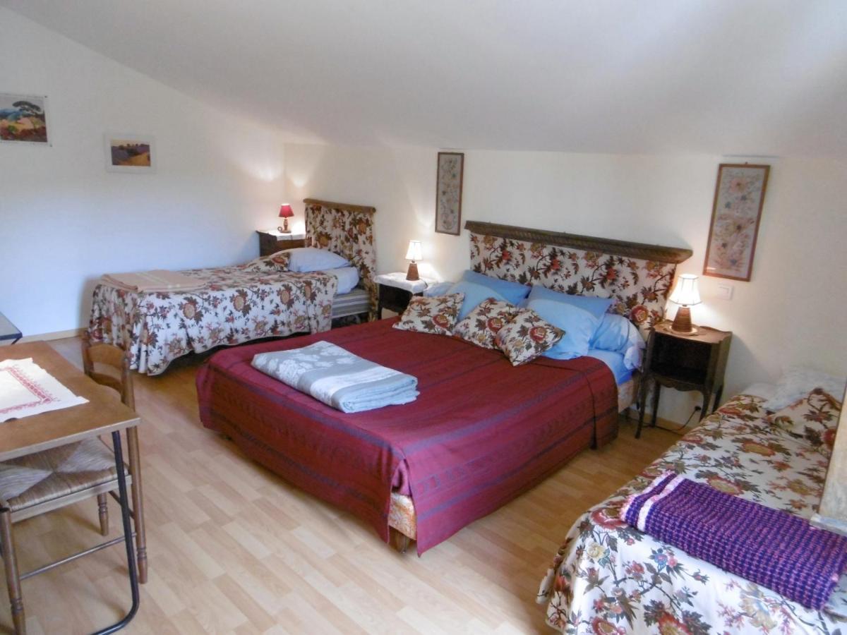 Le Val Leron Bed & Breakfast Valaurie Bagian luar foto